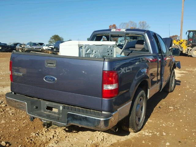 1FTRF12W35NA89389 - 2005 FORD F150 GRAY photo 4