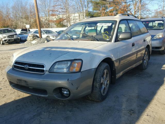 4S3BH675727626984 - 2002 SUBARU LEGACY OUT WHITE photo 2