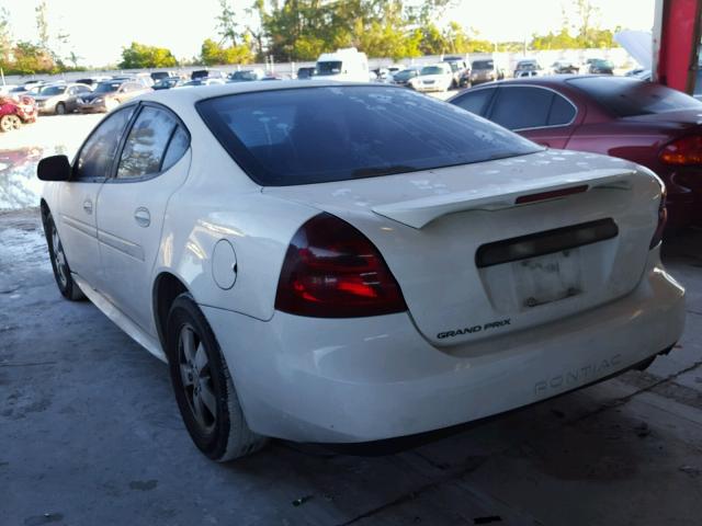 2G2WP552061305447 - 2006 PONTIAC GRAND PRIX WHITE photo 3