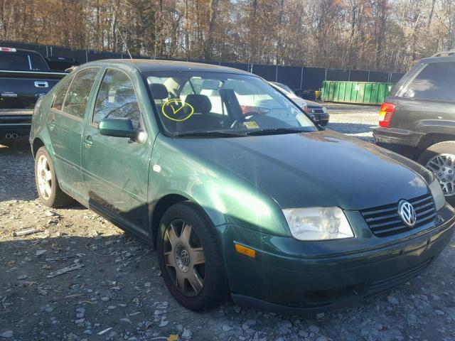 3VWSG29M01M017706 - 2001 VOLKSWAGEN JETTA GLS GREEN photo 1