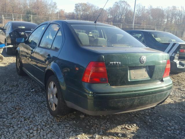 3VWSG29M01M017706 - 2001 VOLKSWAGEN JETTA GLS GREEN photo 3