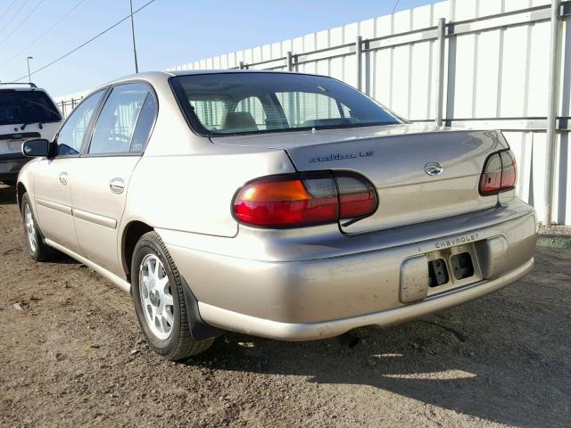 1G1NE52M2X6229574 - 1999 CHEVROLET MALIBU LS ოქროსფერი ფოტო 3