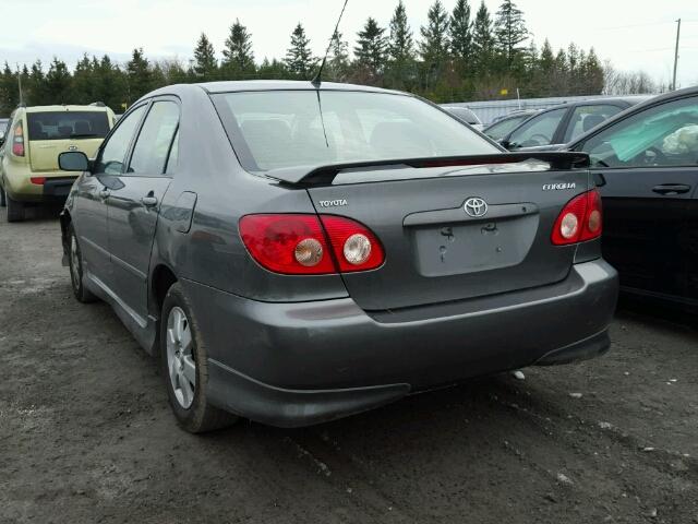 2T1BR32E45C877791 - 2005 TOYOTA COROLLA CE GRAY photo 3