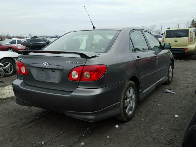 2T1BR32E45C877791 - 2005 TOYOTA COROLLA CE GRAY photo 4