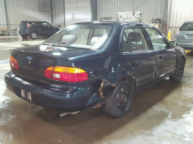 1Y1SK5282XZ420380 - 1999 CHEVROLET GEO PRIZM 绿色 照片 4