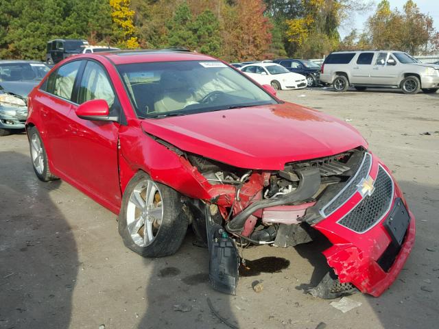 1G1PG5SC4C7302748 - 2012 CHEVROLET CRUZE LT RED photo 1