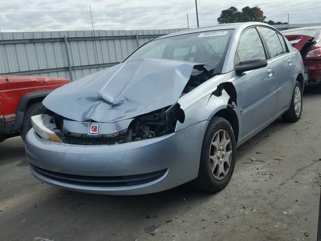 1G8AJ52F73Z172603 - 2003 SATURN ION LEVEL SILVER photo 2