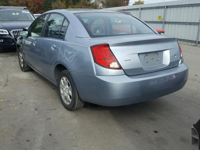 1G8AJ52F73Z172603 - 2003 SATURN ION LEVEL SILVER photo 3