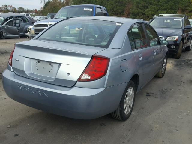 1G8AJ52F73Z172603 - 2003 SATURN ION LEVEL SILVER photo 4