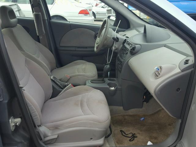 1G8AJ52F73Z172603 - 2003 SATURN ION LEVEL SILVER photo 5