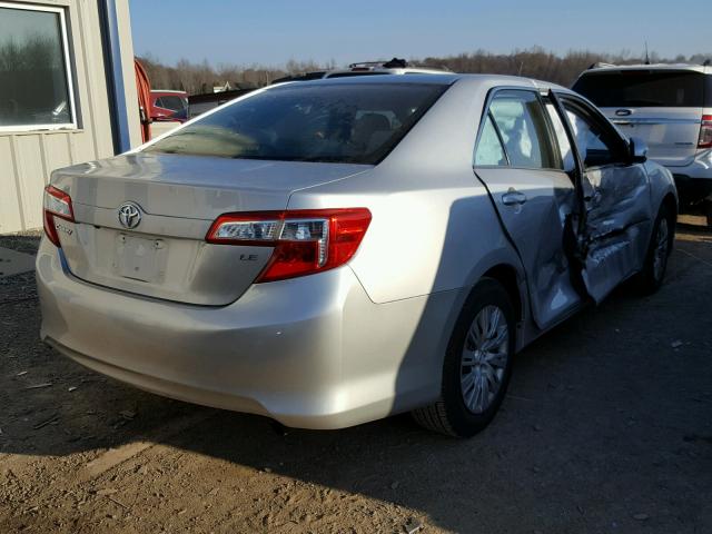 4T1BF1FK9EU364886 - 2014 TOYOTA CAMRY L SILVER photo 4