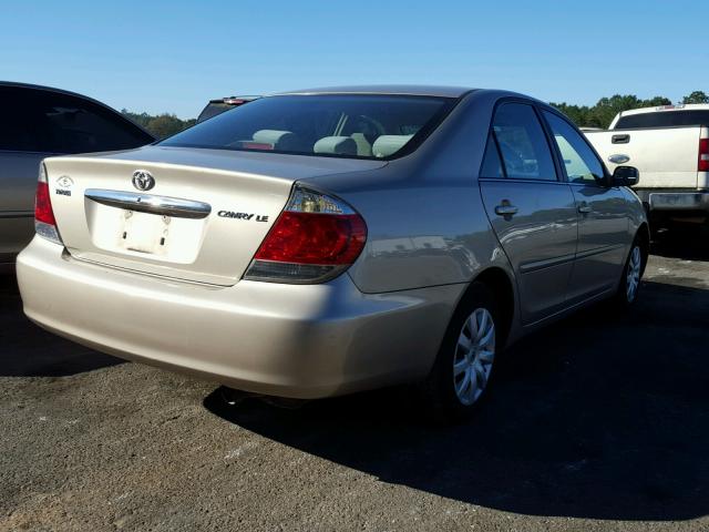 4T1BE32K36U146965 - 2006 TOYOTA CAMRY LE GOLD photo 4