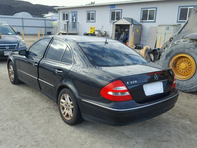 WDBUF65J53A250786 - 2003 MERCEDES-BENZ E 320 BLACK photo 3