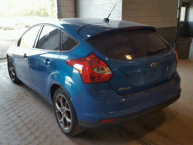 1FADP3K22DL112970 - 2013 FORD FOCUS SE BLUE photo 3