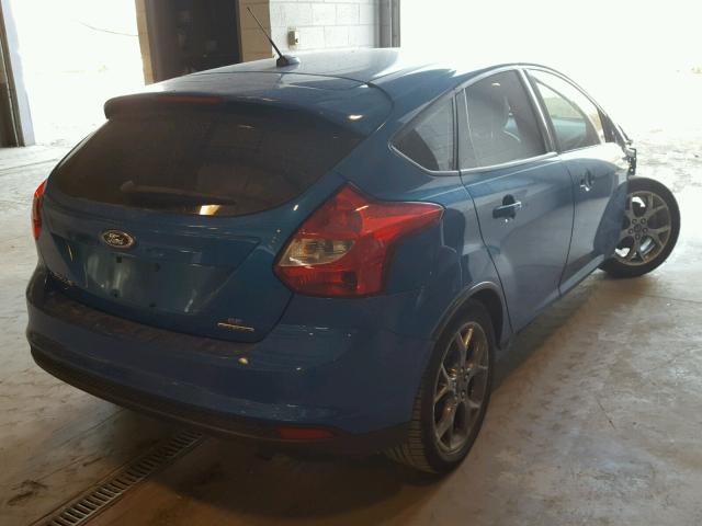 1FADP3K22DL112970 - 2013 FORD FOCUS SE BLUE photo 4