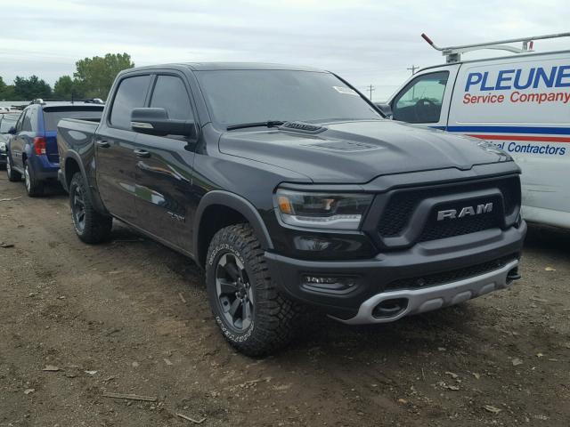 1C6SRFLTXKN563853 - 2019 RAM 1500 REBEL BLACK photo 1