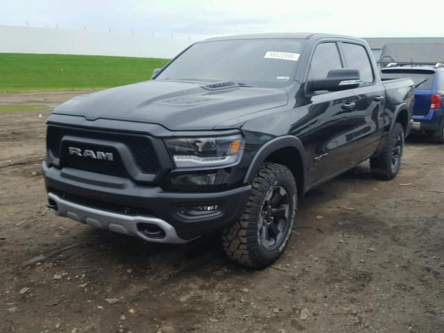 1C6SRFLTXKN563853 - 2019 RAM 1500 REBEL შავი ფოტო 2