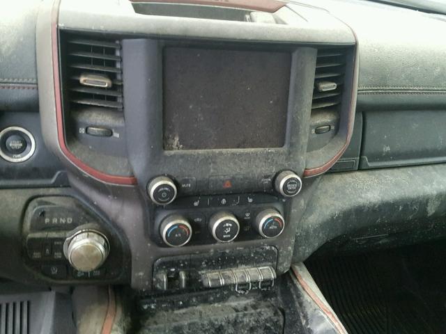 1C6SRFLTXKN563853 - 2019 RAM 1500 REBEL შავი ფოტო 9