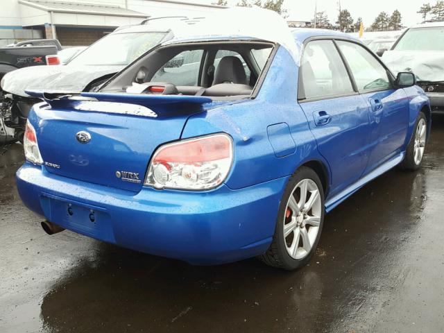 JF1GD74617G514148 - 2007 SUBARU IMPREZA WR BLUE photo 4