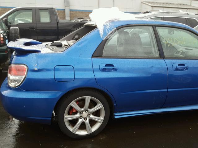 JF1GD74617G514148 - 2007 SUBARU IMPREZA WR BLUE photo 9