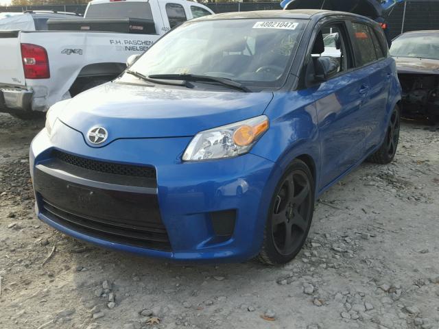 JTKKUPB40D1028931 - 2013 TOYOTA SCION XD BLUE photo 2