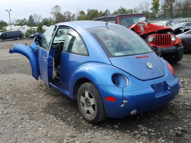 3VWBC21C1XM459188 - 1999 VOLKSWAGEN NEW BEETLE Mavi foto 3