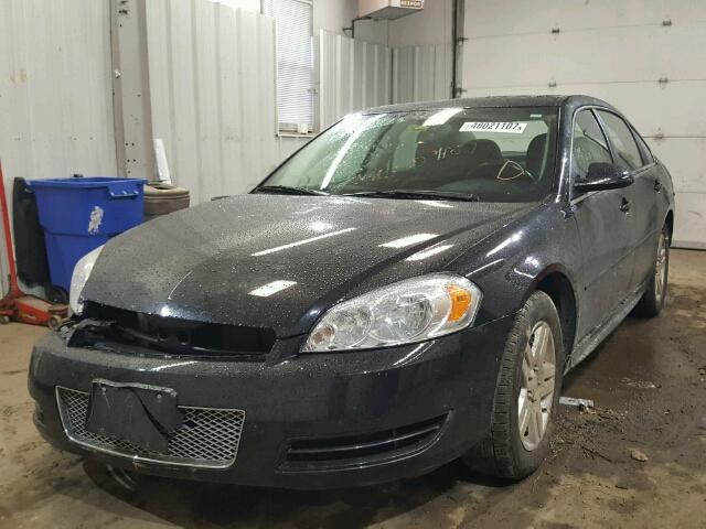 2G1WB5E31E1109480 - 2014 CHEVROLET IMPALA LIM BLACK photo 2