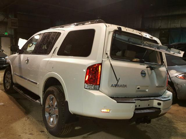 5N1AA0NE9EN610751 - 2014 NISSAN ARMADA PLA WHITE photo 3