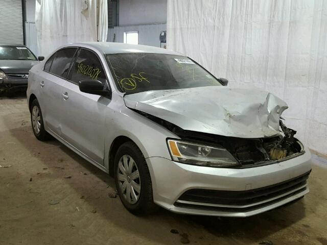 3VW2K7AJ3FM357355 - 2015 VOLKSWAGEN JETTA BASE SILVER photo 1