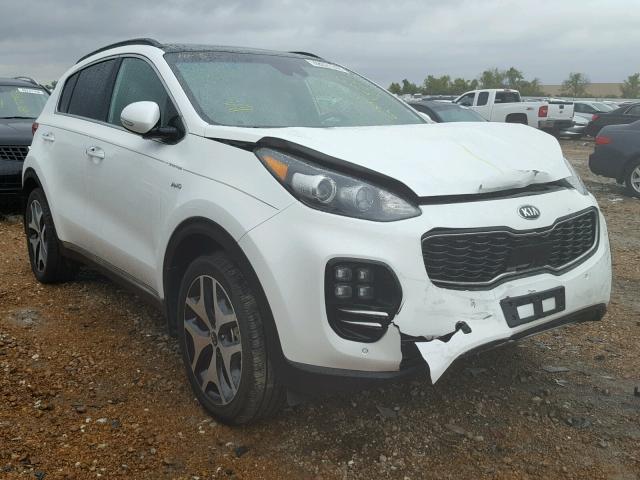 KNDPRCA65J7390949 - 2018 KIA SPORTAGE S WHITE photo 1