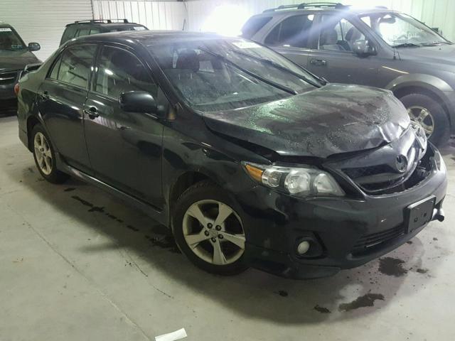 2T1BU4EE5BC749376 - 2011 TOYOTA COROLLA BA BLACK photo 1