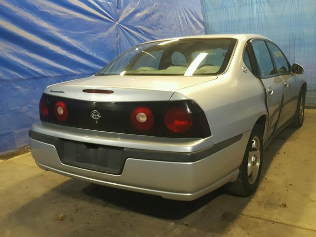2G1WF52EX49362159 - 2004 CHEVROLET IMPALA 银色 照片 4