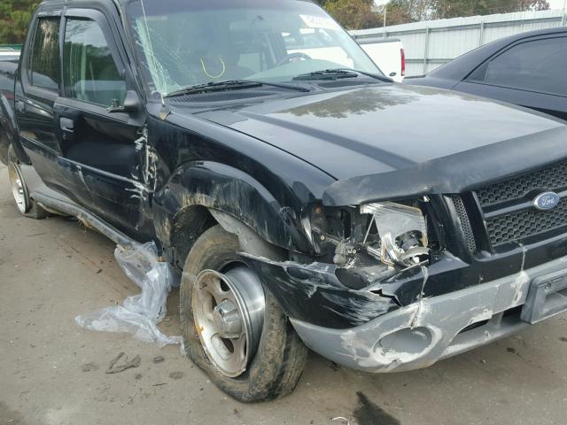 1FMZU67E53UB49139 - 2003 FORD EXPLORER S BLACK photo 9