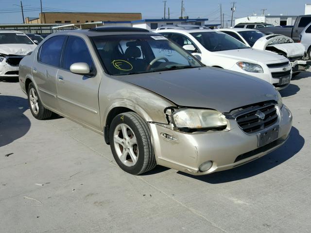 JN1CA31D0YT553967 - 2000 NISSAN MAXIMA GLE GOLD photo 1