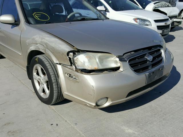 JN1CA31D0YT553967 - 2000 NISSAN MAXIMA GLE GOLD photo 9