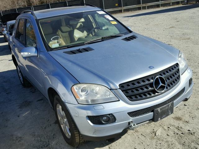 4JGBB86E26A092571 - 2006 MERCEDES-BENZ ML 350 BLUE photo 1