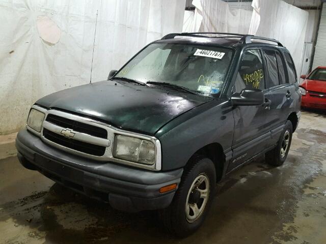 2CNBJ13C036936483 - 2003 CHEVROLET TRACKER GREEN photo 2