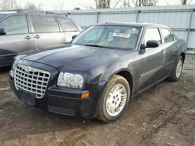 2C3KA43R66H239472 - 2006 CHRYSLER 300 BLACK photo 2