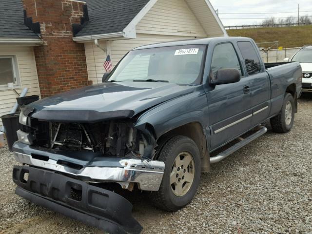 1GCEK19Z27E165505 - 2007 CHEVROLET SILVERADO BLUE photo 2