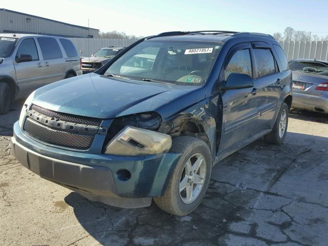 2CNDL73F066013828 - 2006 CHEVROLET EQUINOX LT BLUE photo 2