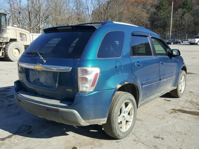 2CNDL73F066013828 - 2006 CHEVROLET EQUINOX LT BLUE photo 4