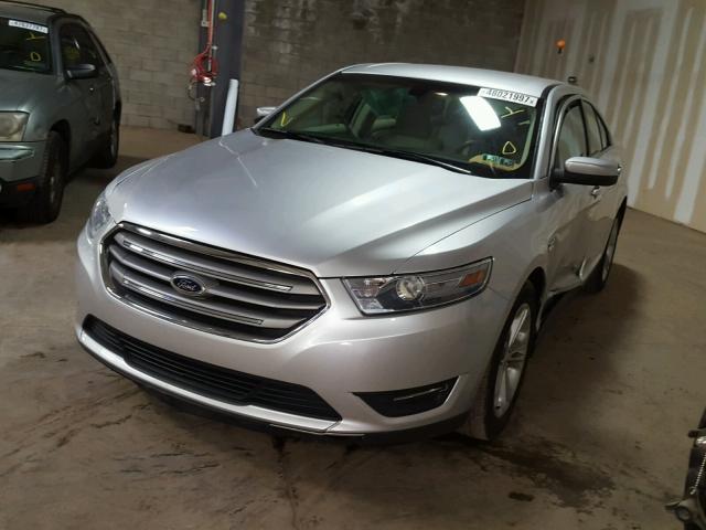 1FAHP2E86DG187353 - 2013 FORD TAURUS SEL SILVER photo 2