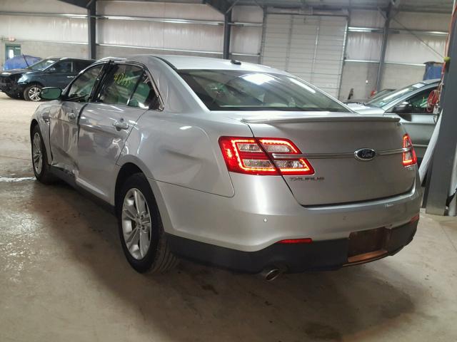 1FAHP2E86DG187353 - 2013 FORD TAURUS SEL SILVER photo 3