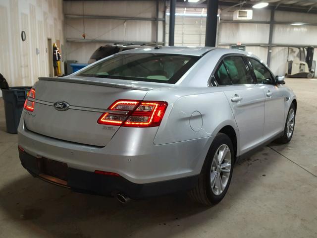 1FAHP2E86DG187353 - 2013 FORD TAURUS SEL SILVER photo 4