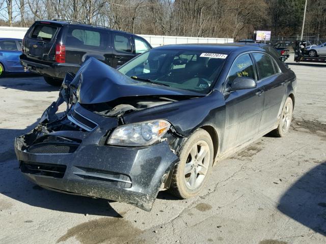 1G1ZH57B79F135631 - 2009 CHEVROLET MALIBU 1LT BLACK photo 2