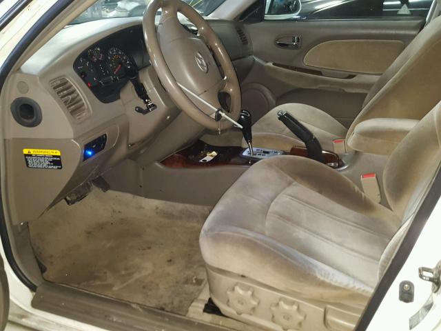 KMHWF35H55A209353 - 2005 HYUNDAI SONATA GLS WHITE photo 5