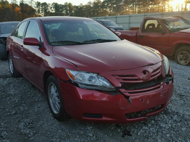 4T1BE46K88U254999 - 2008 TOYOTA CAMRY CE RED photo 1