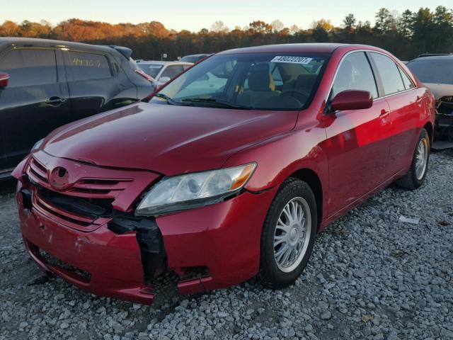 4T1BE46K88U254999 - 2008 TOYOTA CAMRY CE RED photo 2