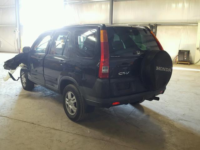 SHSRD78884U257213 - 2004 HONDA CR-V EX BLACK photo 3