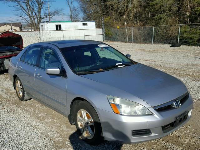 1HGCM55887A038854 - 2007 HONDA ACCORD EX SILVER photo 1